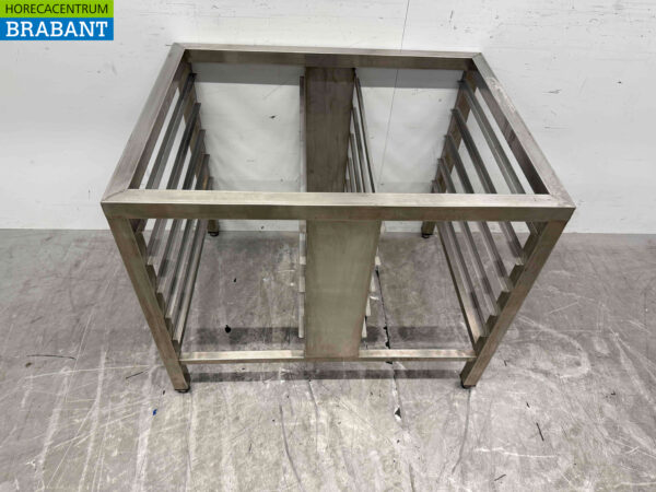 Socle en acier inoxydable pour cuiseur vapeur, four 90 x 70 x 74,5 cm Horeca – Image 4