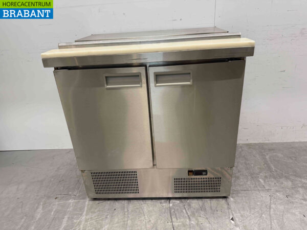 Comptoir à salade en acier inoxydable 90,5 cm 230V Horeca