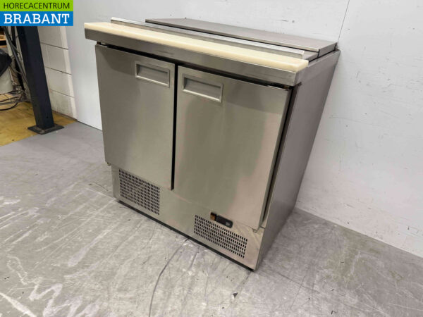 Comptoir à salade en acier inoxydable 90,5 cm 230V Horeca – Image 2