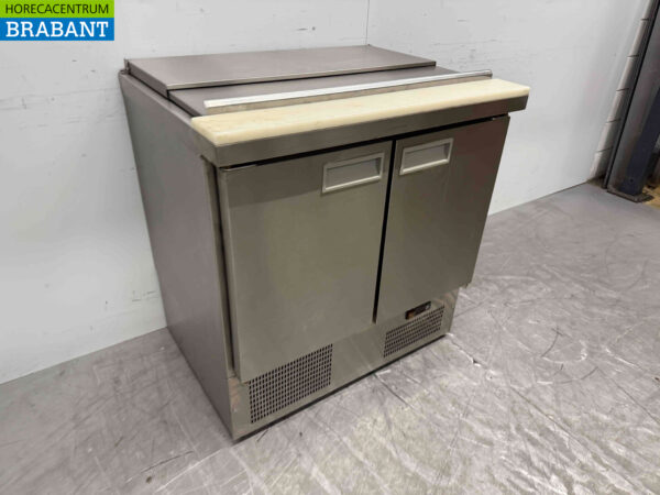 Comptoir à salade en acier inoxydable 90,5 cm 230V Horeca – Image 3