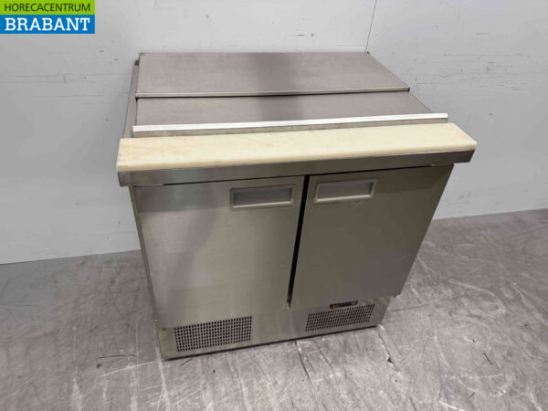 Comptoir à salade en acier inoxydable 90,5 cm 230V Horeca – Image 4