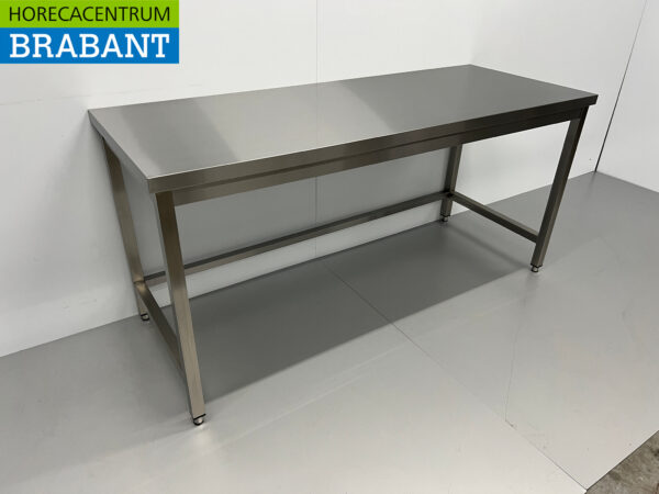 Table de travail en acier inoxydable Premium-line 180 x 70 x 85 cm Restauration – Image 3