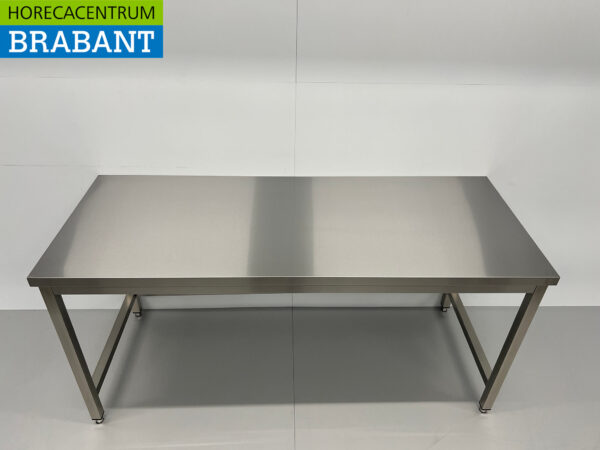 Table de travail en acier inoxydable Premium-line 180 x 70 x 85 cm Restauration – Image 4