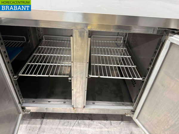 Etabli réfrigéré Ecofrost en acier inoxydable 4 portes 223 cm 230V Horeca – Image 4