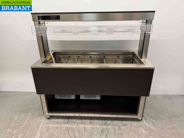Buffet réfrigéré à roulettes Afinox Buffet réfrigéré 4 x 1/1 GN 149,5 cm 230V Horeca (kopie)