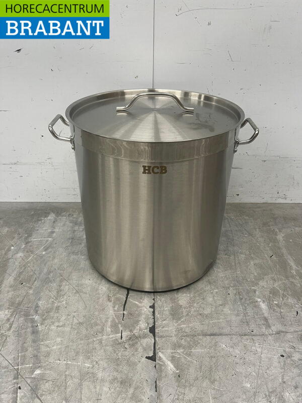 HCB Acier inoxydable Soup Pan Cooking Pan Induction 41 x 42 cm 50 litres Horeca (kopie)