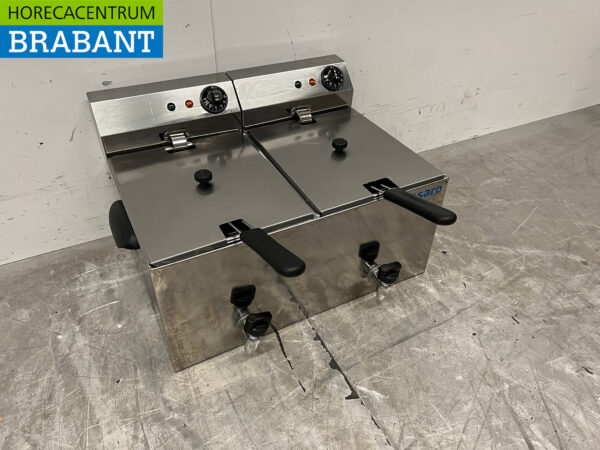 HCB Friteuse double en acier inoxydable 2 x 16 litres 230V Horeca (kopie) – Image 3