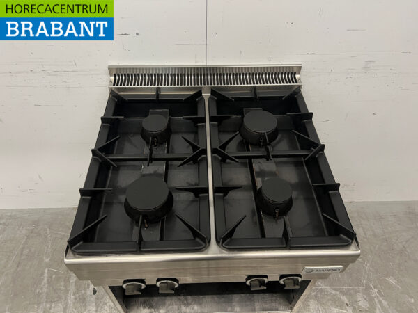 Plaque de cuisson Mareno 4 feux en acier inoxydable 70 cm Horeca – Image 4