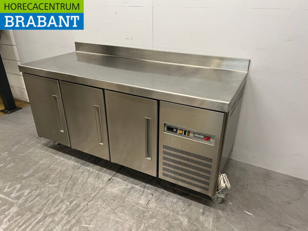 Établi réfrigéré mobile Fagor en acier inoxydable 3 portes 180 cm 230V Horeca – Image 2