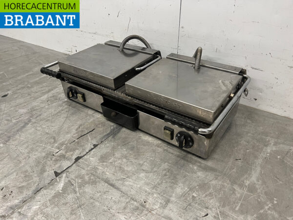 Grille à double contact Milan Toast en acier inoxydable Grille à panini 230V Horeca – Image 2