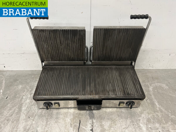 Grille à double contact Milan Toast en acier inoxydable Grille à panini 230V Horeca – Image 4