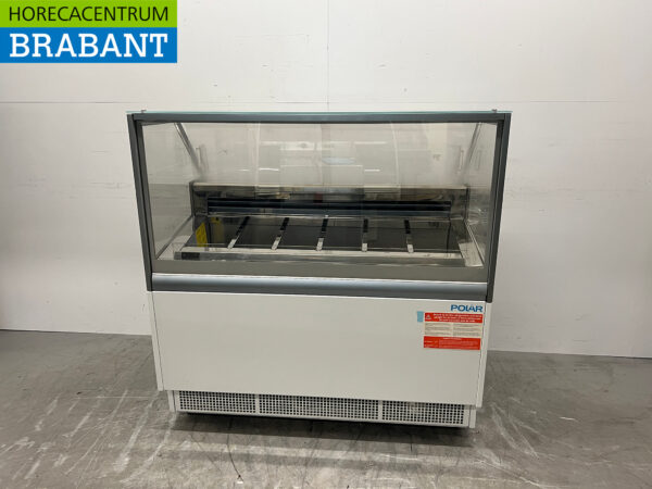 Polar UA058 Scoop vitrine à glace 6 plateaux 230V Horeca