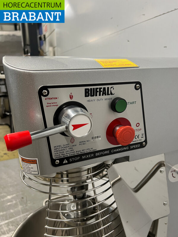 Buffalo GJ461 Planet mixer Mélangeur Coupeur cuve inox 29 litres 230V Horeca – Image 7