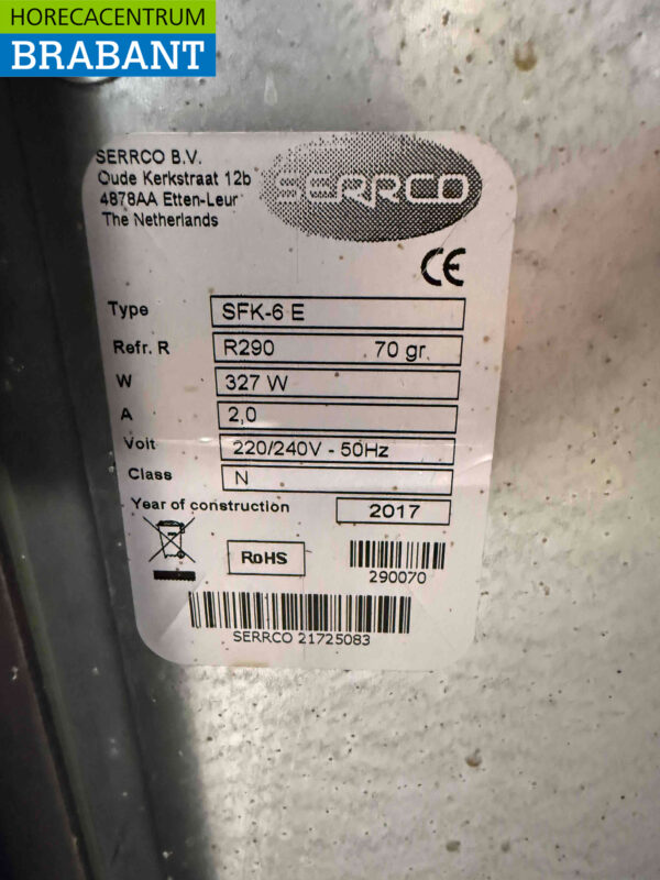 Serrco SFK-6E refroidisseur de fûts refroidisseur de fûts 111 cm 230V Horeca – Image 5