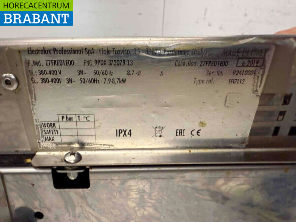 Friteuse à encastrer Zanussi en acier inoxydable 12 litres 400V Horeca – Image 6