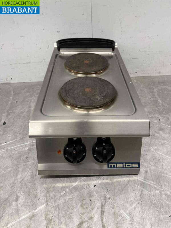 Cuisinière électrique 2 feux Olis en acier inoxydable 40 cm 400V Horeca