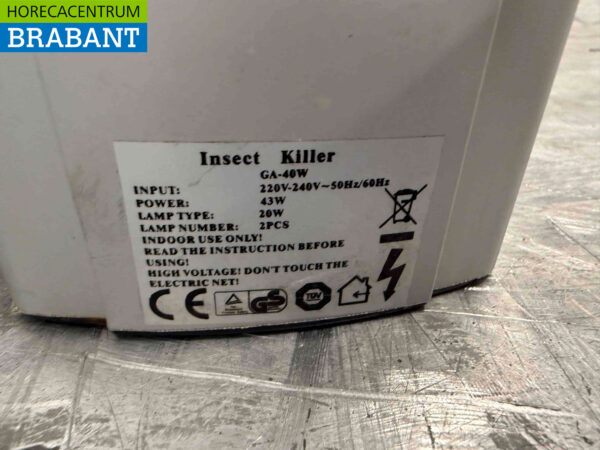GGG Lampe à mouches 20 watt 230V Horeca – Image 4
