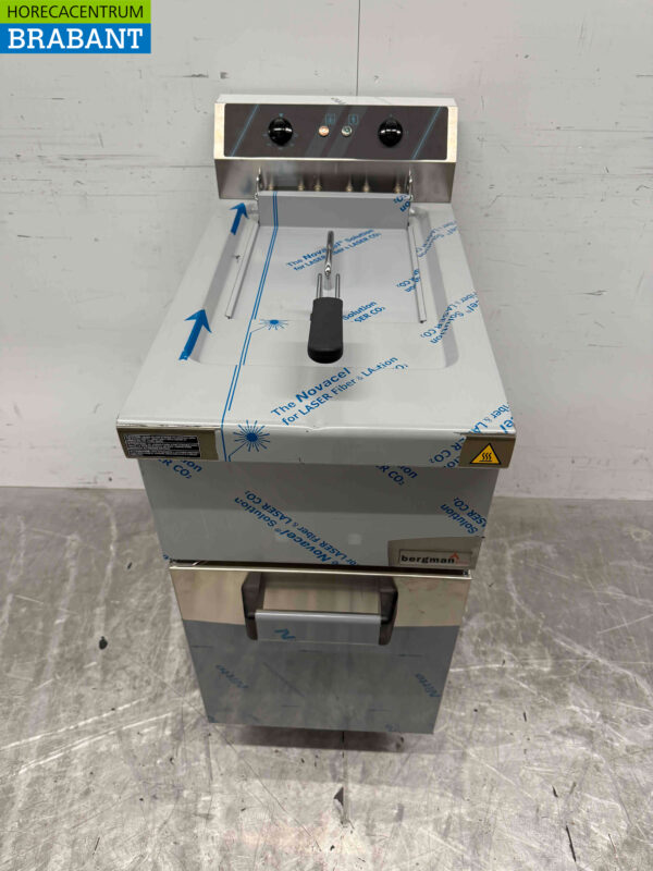 Friteuse MBM en acier inoxydable 15 litres 400V Horeca – Image 2