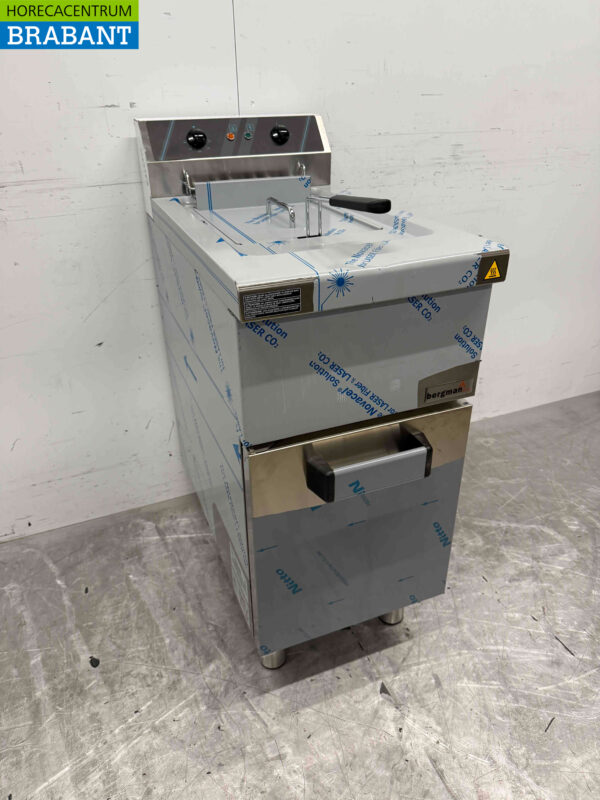 Friteuse MBM en acier inoxydable 15 litres 400V Horeca – Image 3
