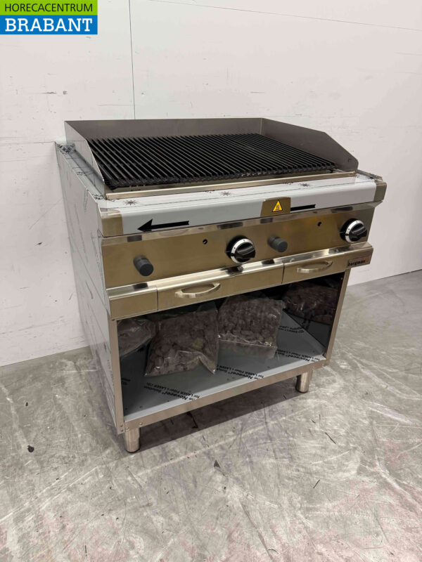 Gril à lave MBM en acier inoxydable 80 cm GAS Restauration – Image 3