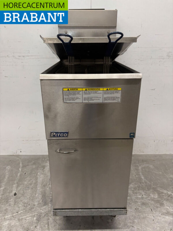 Pitco 35C Friteuse en acier inoxydable Friteuse 18 litres Gaz naturel GAZ Restauration