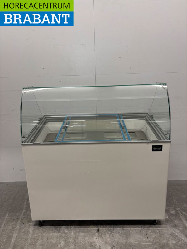 Mobile Combisteel Java Scoop vitrine à glace 8 plateaux 230V Horeca