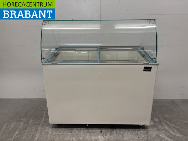 Mobile Combisteel Java Scoop vitrine à glace 8 plateaux 230V Horeca