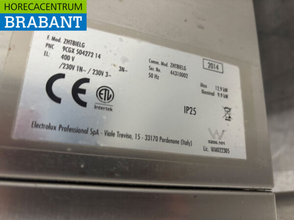 Lave-vaisselle coulissant Zanussi ZHT8 en acier inoxydable 400V Restauration – Image 6