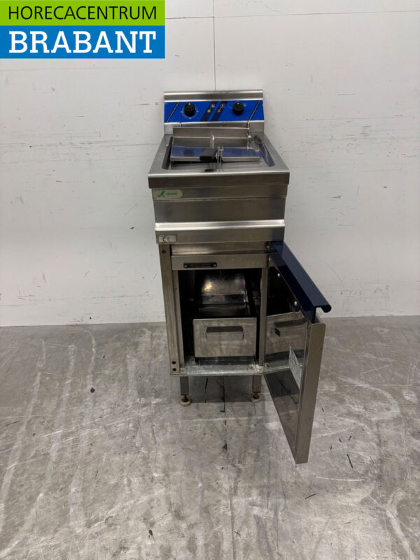 Friteuse en acier inoxydable 12 litres 400V Horeca – Image 6