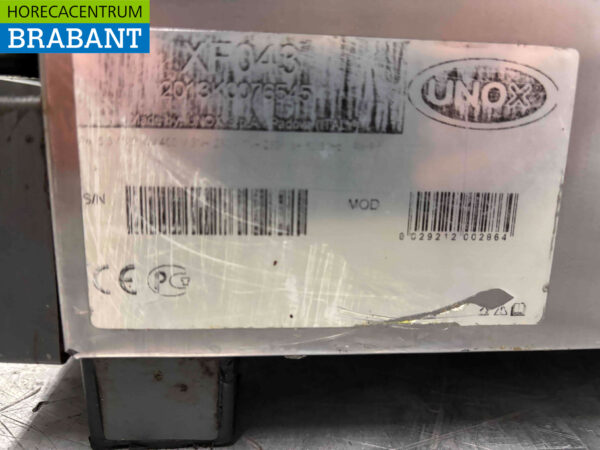 Acier inoxydable Unox XF043 Domenica Four à air chaud 230V Horeca – Image 6