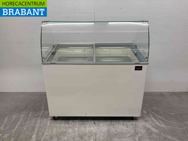 Mobile Combisteel Java Scoop vitrine à glace 8 plateaux 230V Horeca