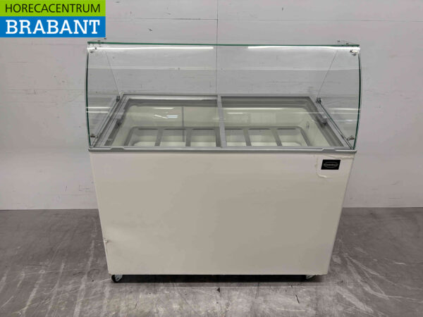 Mobile Combisteel Java Scoop vitrine à glace 8 plateaux 230V Horeca