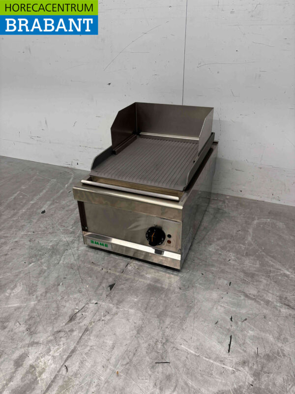 Plaque Giga Grill en acier inoxydable Planche à griller nervurée 40 cm 400V Horeca – Image 3