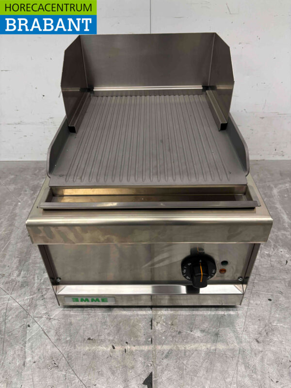 Plaque Giga Grill en acier inoxydable Planche à griller nervurée 40 cm 400V Horeca – Image 4
