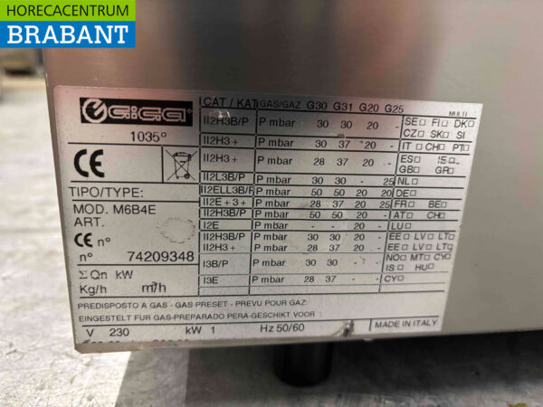 Giga Bain marie en acier inoxydable 1/1 gastronorm 230V Horeca – Image 4