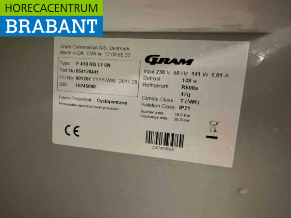 Congélateur Ecofrost en acier inoxydable 465 litres 230V Horeca (kopie) – Image 5