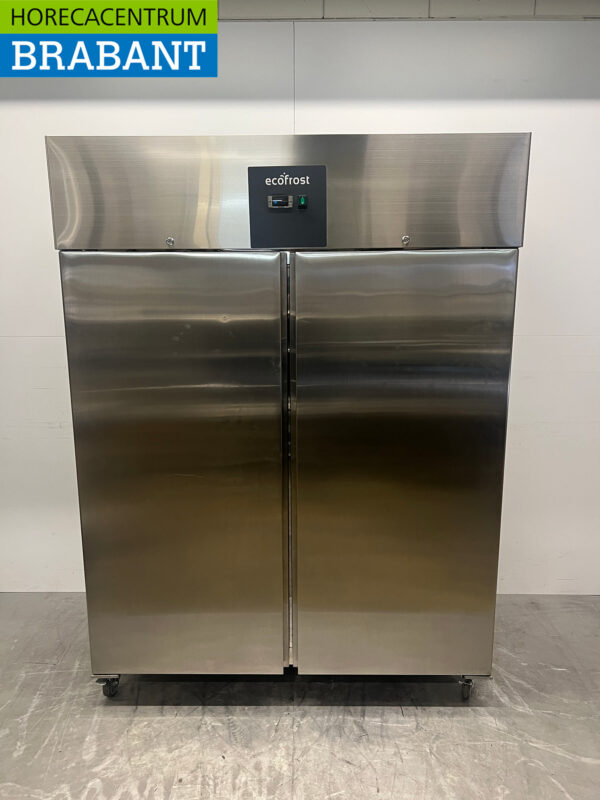 Acier inoxydable Ecofrost Congélateur double porte 2 portes Congélateur 1410 litres 230V Horeca