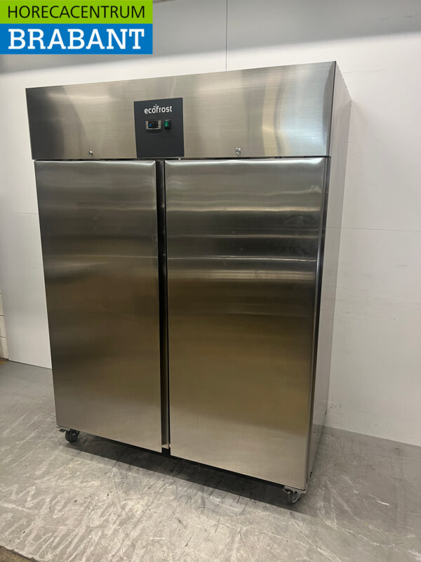 Acier inoxydable Ecofrost Congélateur double porte 2 portes Congélateur 1410 litres 230V Horeca – Image 2