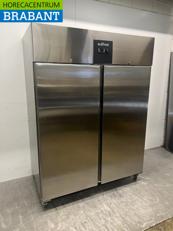 Acier inoxydable Ecofrost Congélateur double porte 2 portes Congélateur 1410 litres 230V Horeca – Image 3