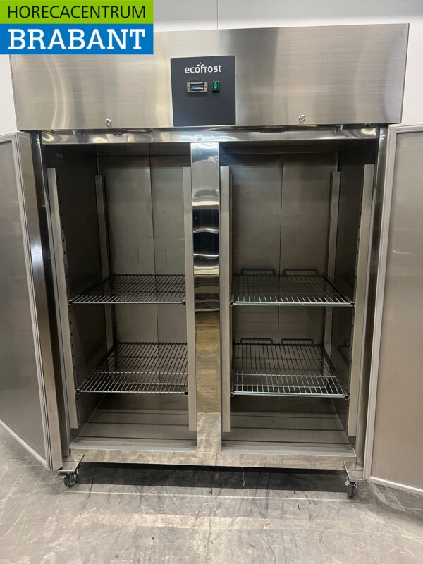 Acier inoxydable Ecofrost Congélateur double porte 2 portes Congélateur 1410 litres 230V Horeca – Image 4