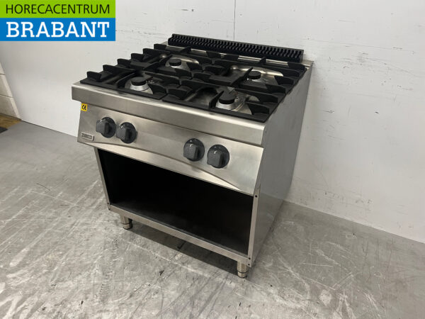Acier inoxydable Zanussi Cuisinière 4 feux Gaz naturel Horeca – Image 2