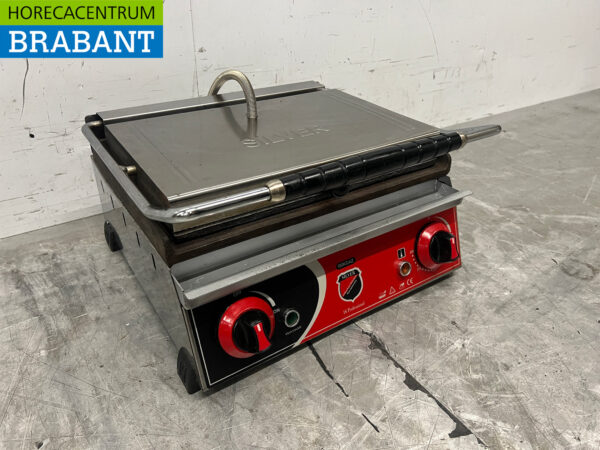 Gril de contact Paninigrill en acier inoxydable Cannelé 230V Horeca – Image 3