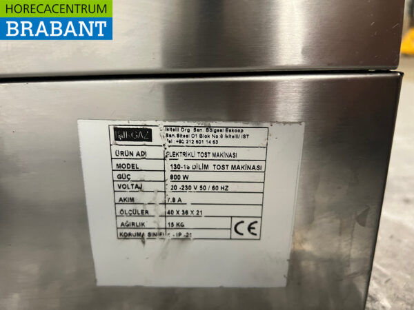 Gril de contact Paninigrill en acier inoxydable Cannelé 230V Horeca – Image 5