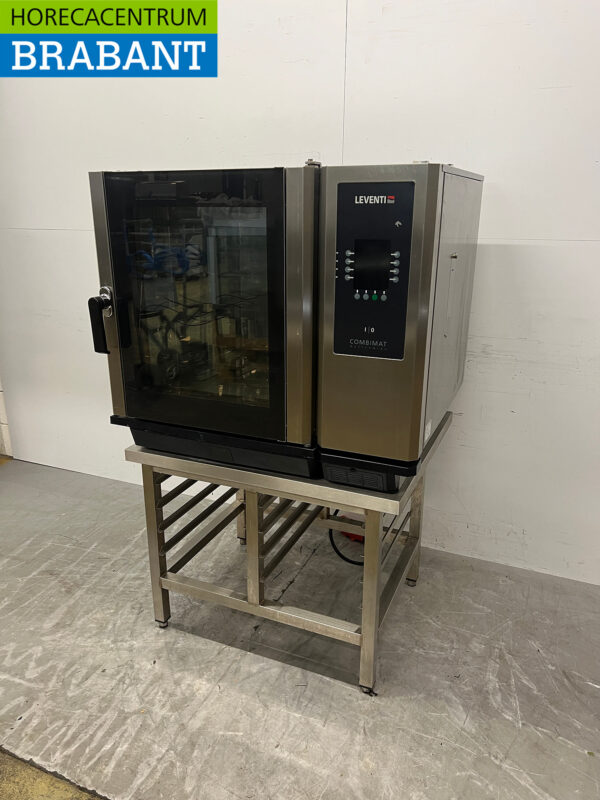 Leventi Combisteamer en acier inoxydable 6 x 60/40 cm 400V Horeca – Image 2