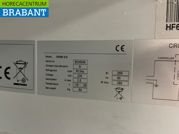 Congélateur Maxxfrost en acier inoxydable 600 litres 230V Horeca – Image 5