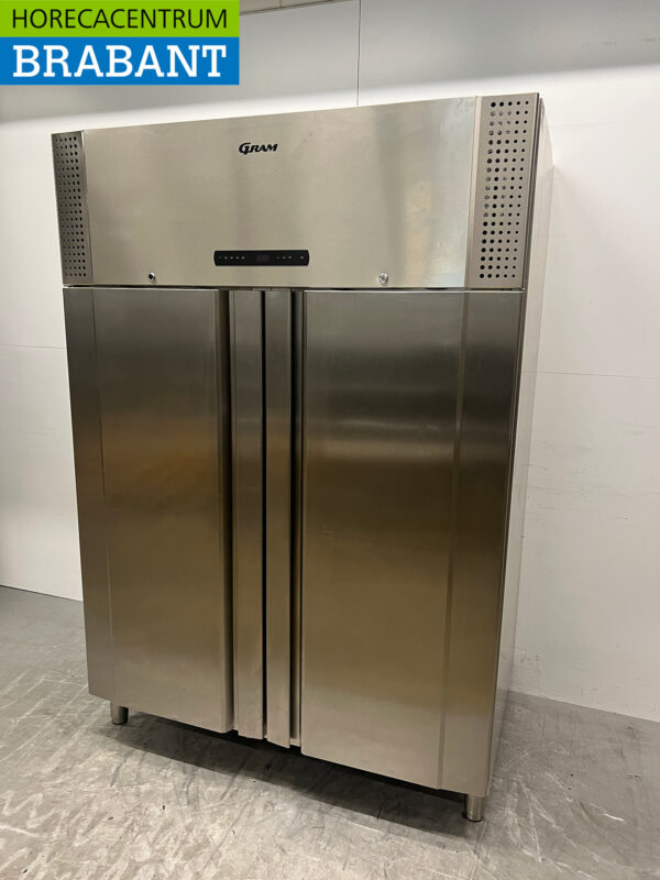 Réfrigérateur double porte Gram en acier inoxydable 1270 litres 230V Horeca – Image 2
