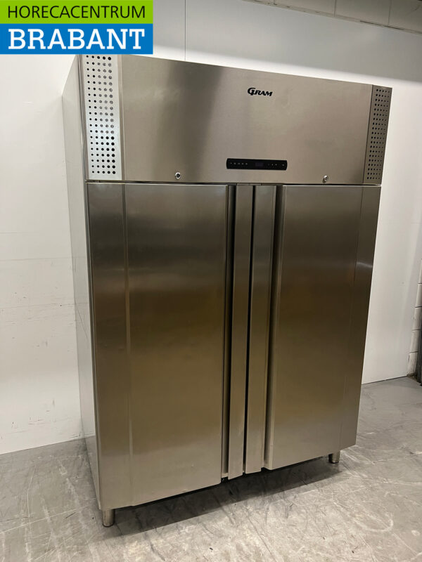 Réfrigérateur double porte Gram en acier inoxydable 1270 litres 230V Horeca – Image 3
