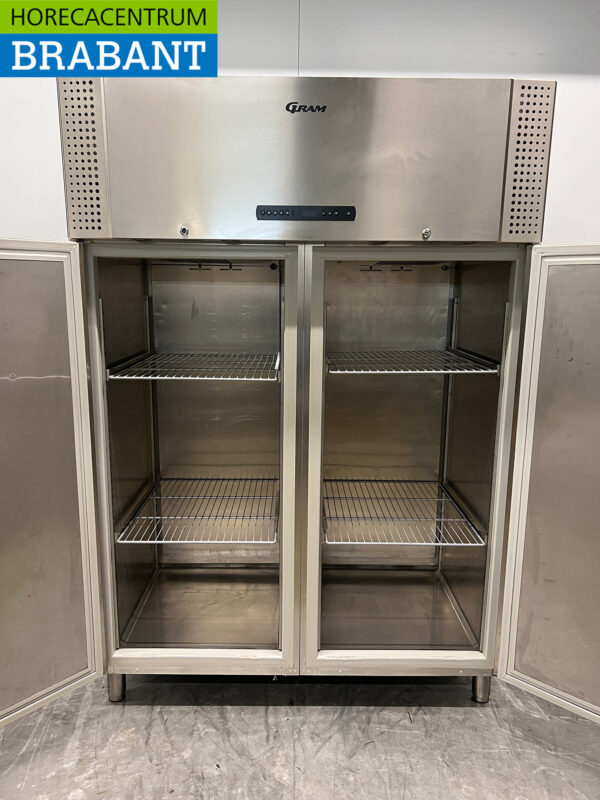 Réfrigérateur double porte Gram en acier inoxydable 1270 litres 230V Horeca – Image 4