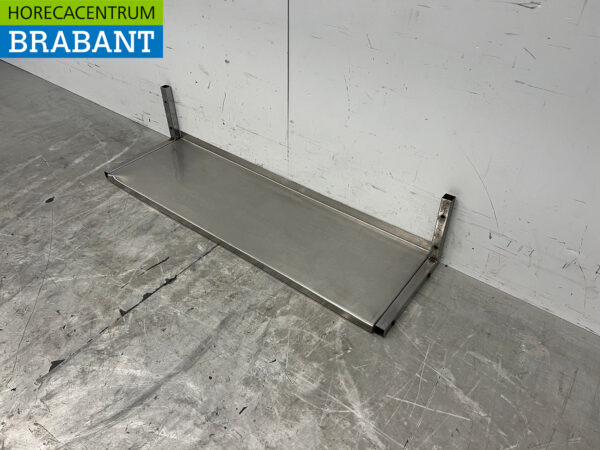 Etagère murale en acier inoxydable 100,5 x 30 cm Horeca – Image 2