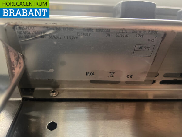 Réchaud électrique Zanussi 2 feux en acier inoxydable avec plan de travail 80 cm 400V Horeca – Image 5